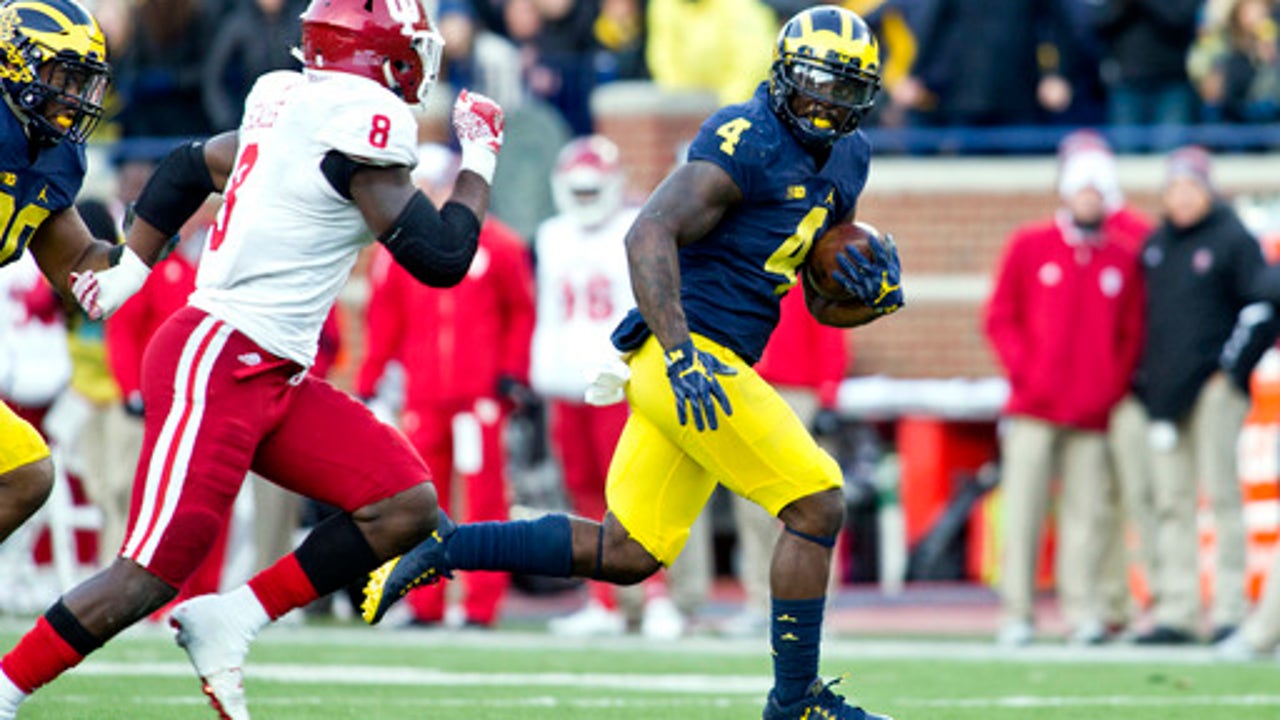 Without Speight, No. 4 Michigan shakes off Indiana, 20-10